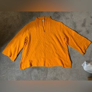 Coldwater Creek sweater with quarter zip size 2x